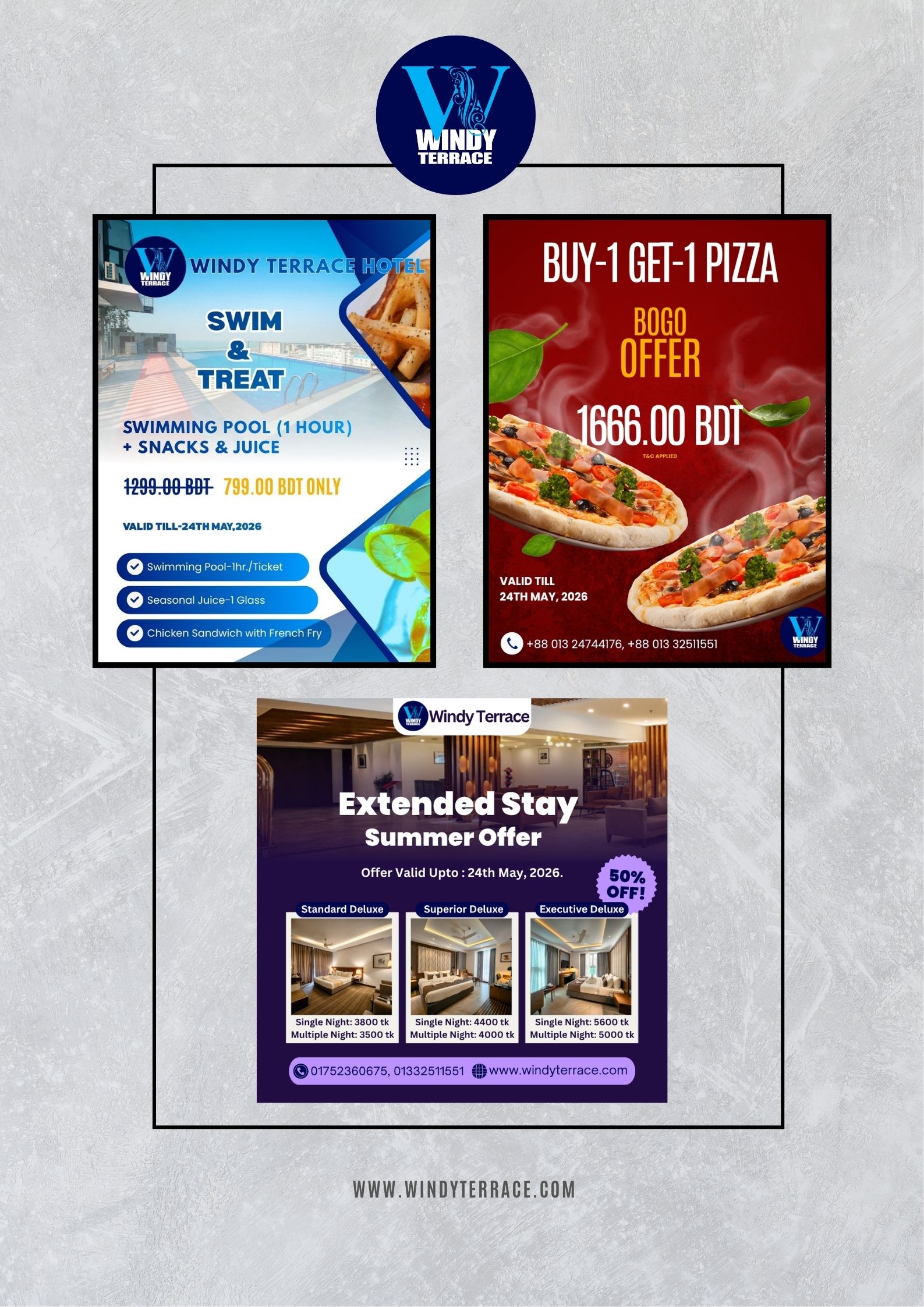 Swimming Pool, Buy-1-Get-1 Pizza, ESO Offer