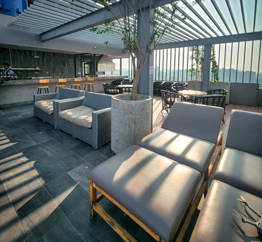 Sky Beach Lounge at WindyTerrace Hotel Cox’s Bazar | Luxury Sea View Hotel Near Beach